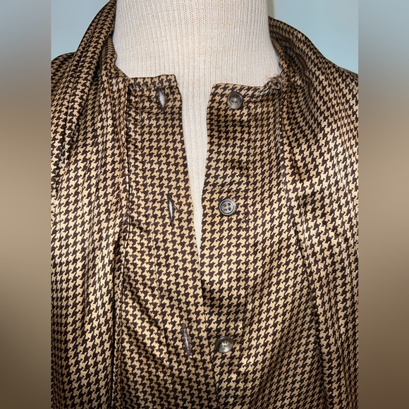 Lauren Ralph Lauren Bow Silk Blouse Size 2 - Picture 3 of 7